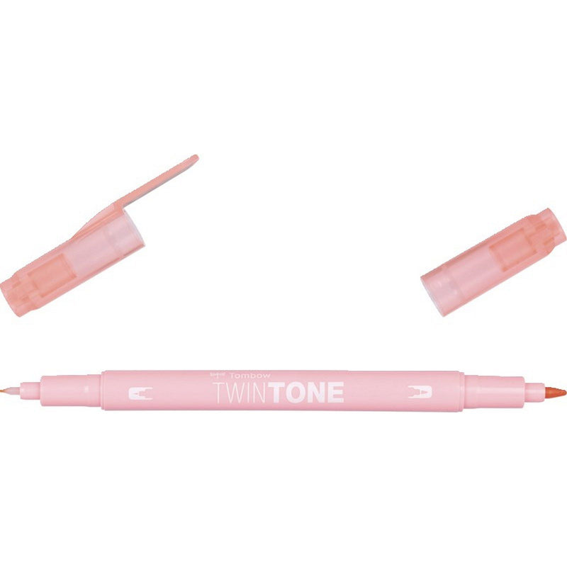 Load image into Gallery viewer, Tombow • twintone dual-tip brushpen peach pink