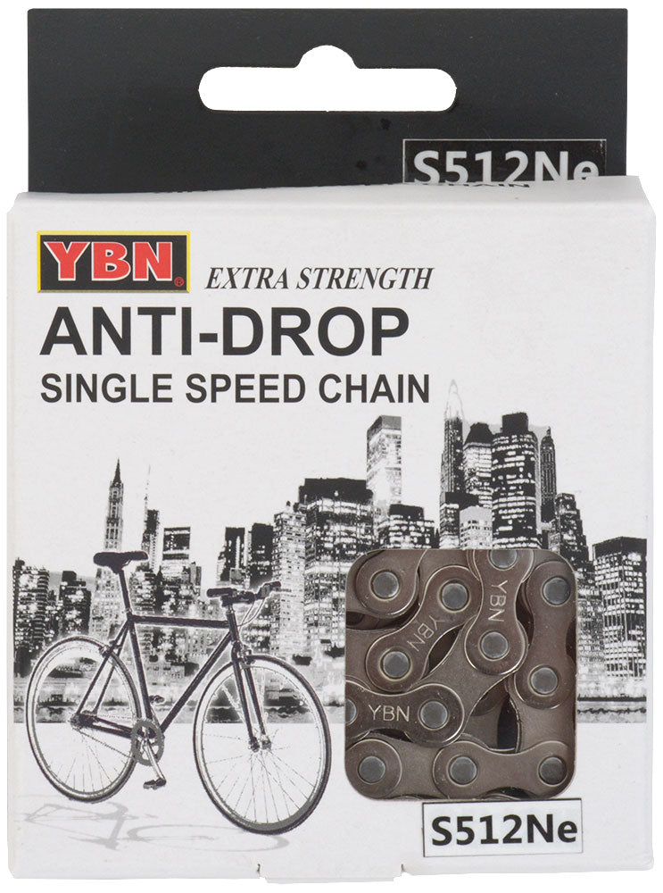 Chargez l'image dans la visionneuse de la galerie, Ybn singlespeed e-bike chain s512ne s2 136 links 1 2”x3 32”