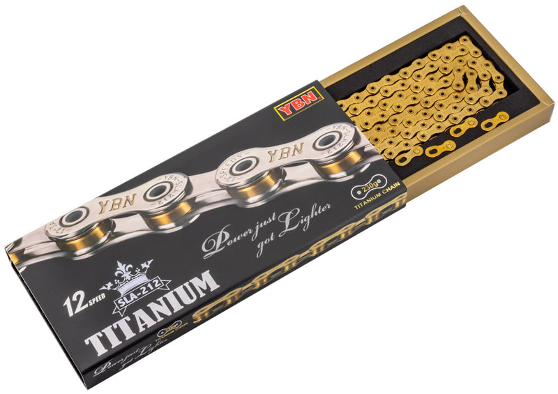 Laden Sie das Bild in Galerie -Viewer, Ybn sla 212 ti-n titanium 12-speed chain hollow pin
