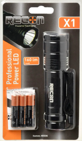 Load image into Gallery viewer, Zaklamp pro 150 meter incl. 3xaaa*