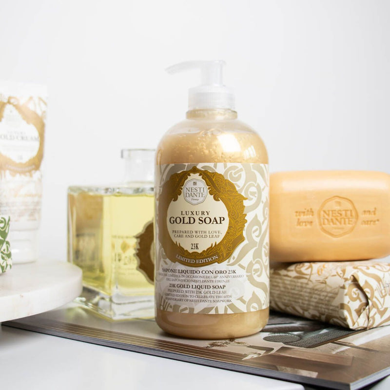 Afbeelding laden in galerijviewer, Nesti dante luxury gold zeeppomp 500ml