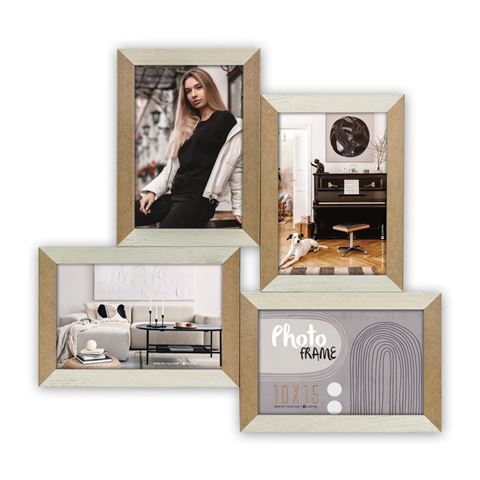 Load image into Gallery viewer, Zep fotolijst dn496w vercelli white 4q 4x 10x15 cm