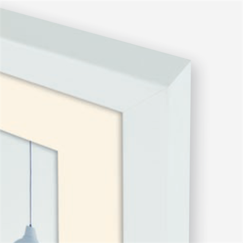 Load image into Gallery viewer, Zep Fotolijst NP57W Edison White 9x13 13x18 cm