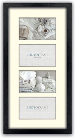 Load image into Gallery viewer, Zep fotolijst v34105 regent 5 black 4x 10x15 cm (26x53)