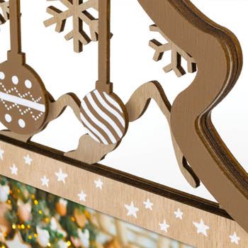Load image into Gallery viewer, Zep Kerst Fotolijst Lindsay CH766 10x15 (29x5 h30) cm