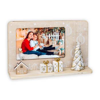 Load image into Gallery viewer, Zep Kerst Fotolijst LS7764 Shinny 10x15 (23,5x5 h15) cm