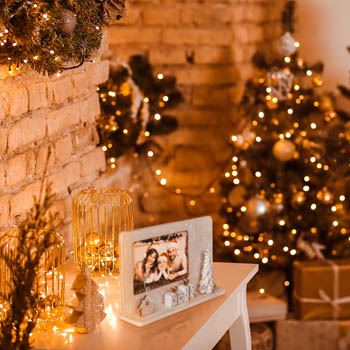 Load image into Gallery viewer, Zep Kerst Fotolijst LS7764 Shinny 10x15 (23,5x5 h15) cm
