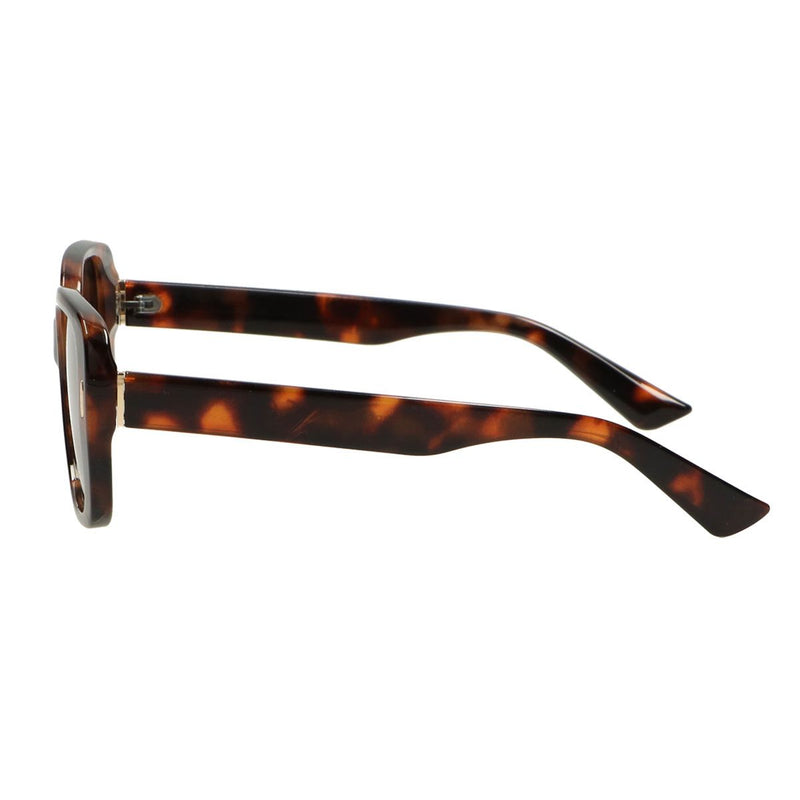 Afbeelding laden in galerijviewer, Spectrum polarized zonnebril tortoise gradiant bruin met goud dames