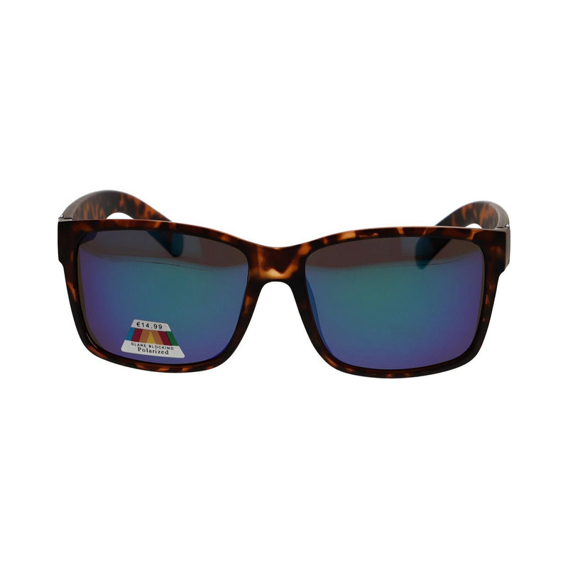 Load image into Gallery viewer, Spectrum polarized zonnebril vierkant tortoise blauw groenunisex