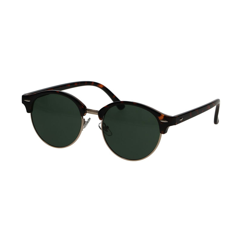 Load image into Gallery viewer, Spectrum zonnebril club rond havana goud groen unisex