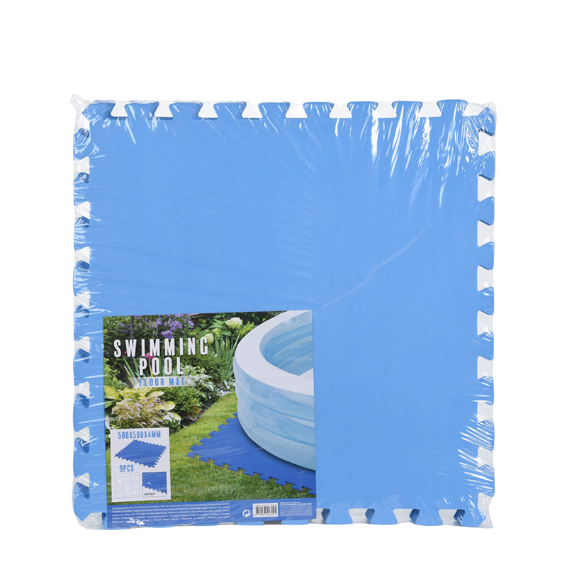 Load image into Gallery viewer, Zwembadtegels foam blauw 50x50cm 9 stuks