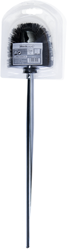 Load image into Gallery viewer, Werkzeyt vervangings-wc-borstel zwart 45cm - zyd143