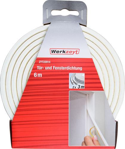 Load image into Gallery viewer, Werkzeyt tochtstrip deur en raam 2x3m - zyt22014