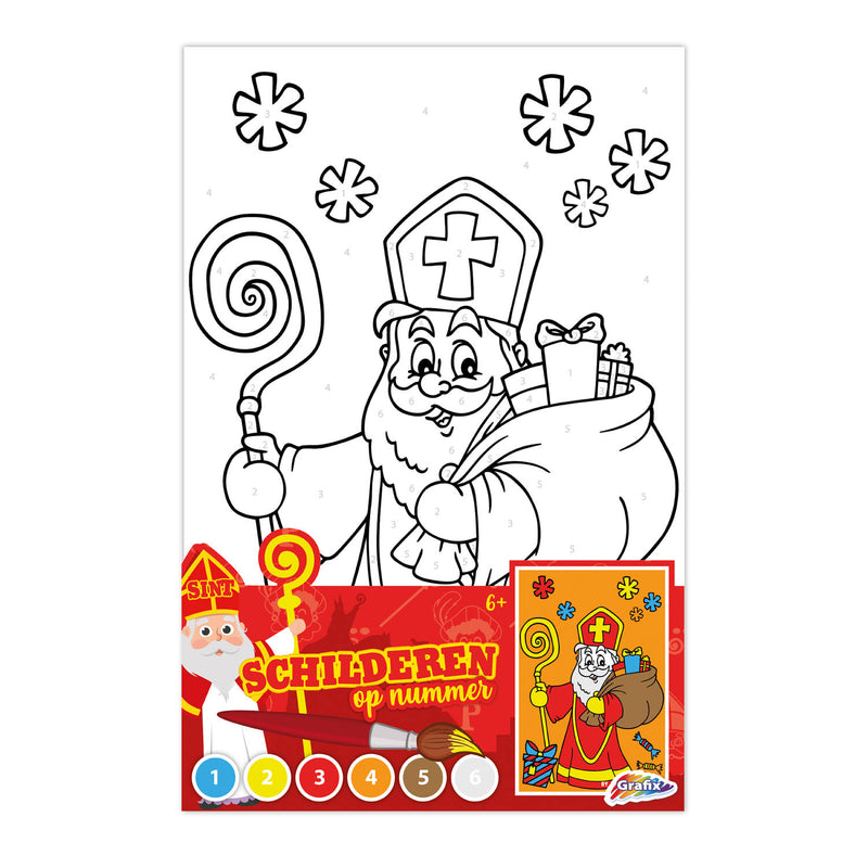 Load image into Gallery viewer, Creative Craft Group Schilderen op Nummer Sinterklaas