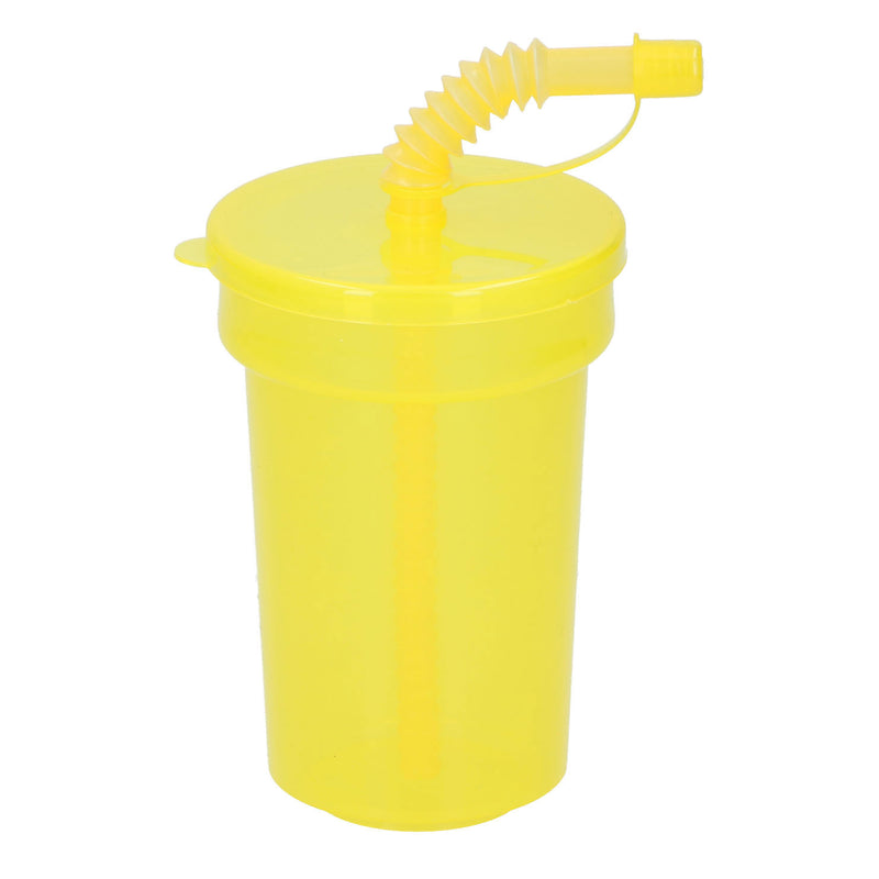 Cargue la imagen en el visor de la galería, Kunststof Drinkbeker met Rietje 387ml, 6st.