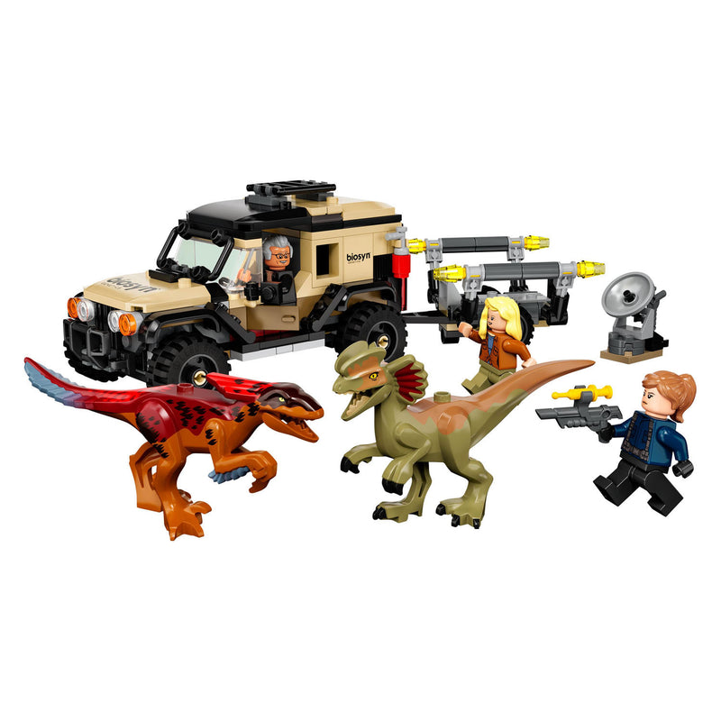 Load image into Gallery viewer, Lego LEGO Jurassic 76951 Pyroraptor en Dilophosaurus Transport