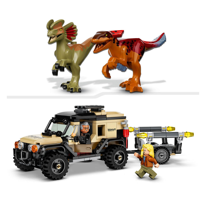 Load image into Gallery viewer, Lego LEGO Jurassic 76951 Pyroraptor en Dilophosaurus Transport