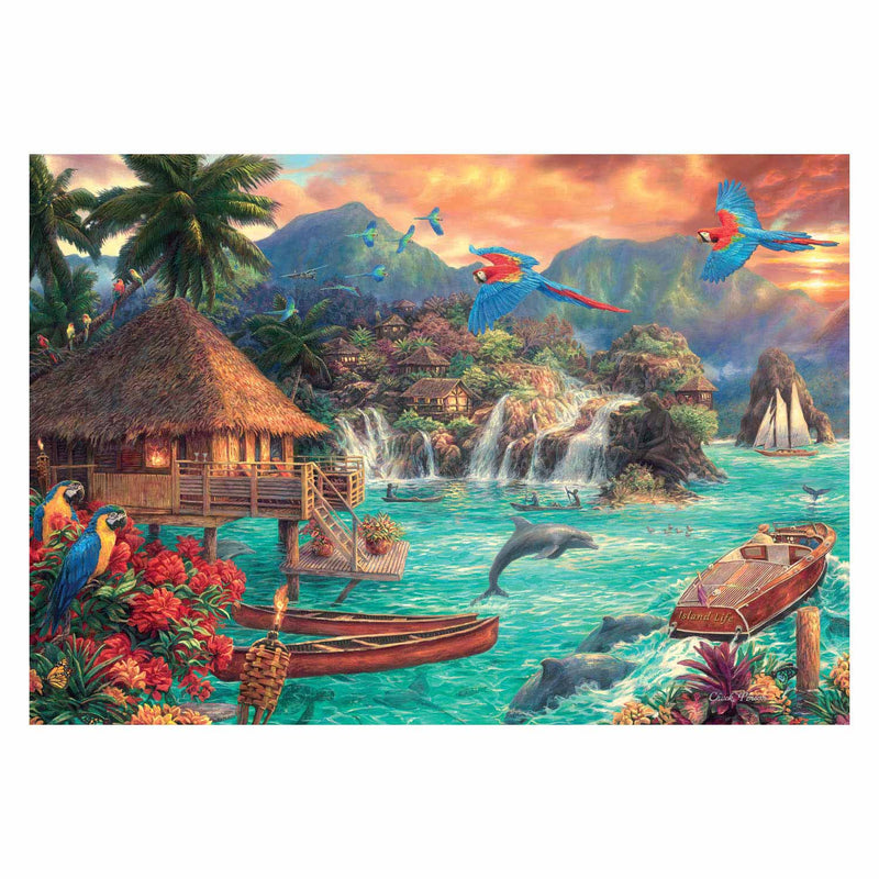 Cargue la imagen en el visor de la galería, Clementoni Legpuzzel Island Life, 2000st.