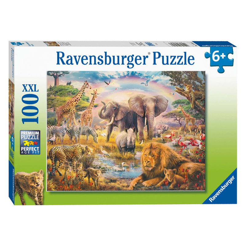 Load image into Gallery viewer, Ravensburger Afrikaanse Savanne Legpuzzel, 100st. XXL
