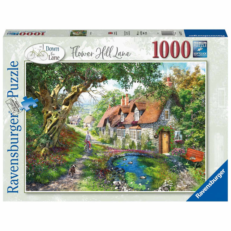 Load image into Gallery viewer, Ravensburger Flower Hill Lane, 1000st.