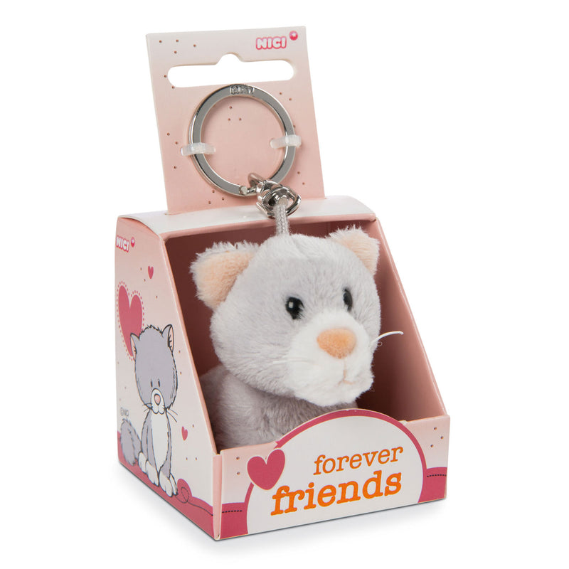 Load image into Gallery viewer, Nici Pluchen Sleutelhanger Kat Forever Friends in Geschenkdoos, 6cm