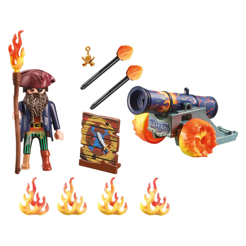 Load image into Gallery viewer, Playmobil Pirates 71189 Piraat met kanon