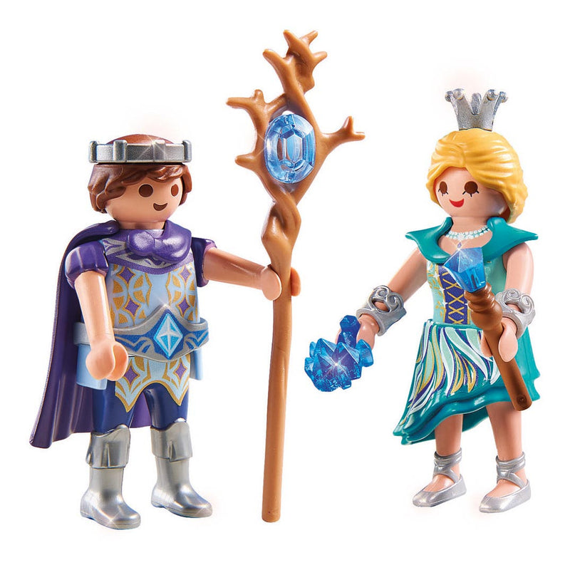Load image into Gallery viewer, Playmobil Duopack Ijsprinses en Ijsprins 71208