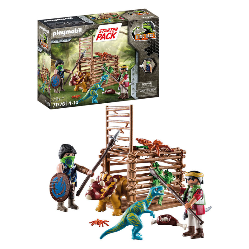 Load image into Gallery viewer, Playmobil Playmobil Rise Starterpack Bevrijding van de Triceratops 71378