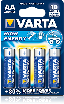 Batterij Varta Alkaline Aa (P4)