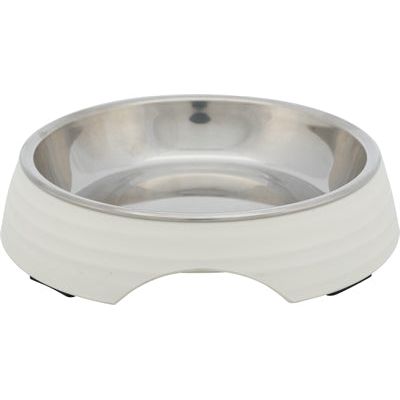 Load image into Gallery viewer, Trixie Voerbak kat melamine rvs wit