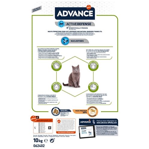 Afbeelding laden in galerijviewer, Advance - junior sterilized chicken kattenvoer