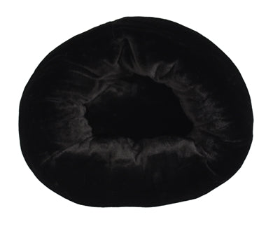 Load image into Gallery viewer, Foeiii Hondenmand cozy pluche relax donut zwart