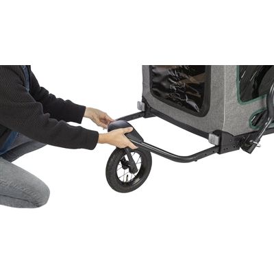 Load image into Gallery viewer, Trixie Joggingkit voor fietskar 12800 grijs salie