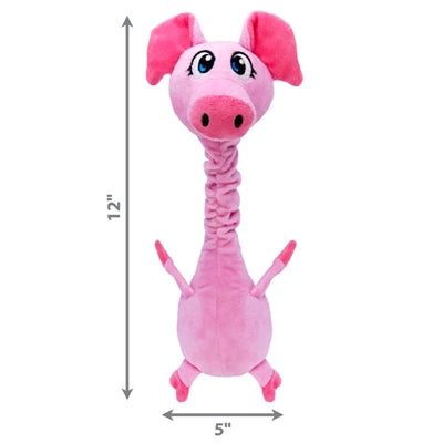 Load image into Gallery viewer, Kong Shakers bobz varken met piep roze