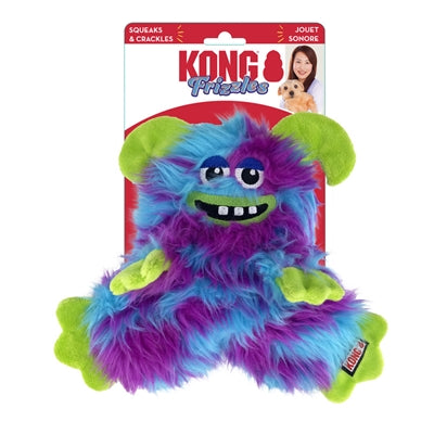 Load image into Gallery viewer, Kong Frizzle razzle met piep en kreukel geluid verstevigd