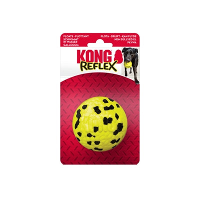 Load image into Gallery viewer, Kong Reflex bal geel