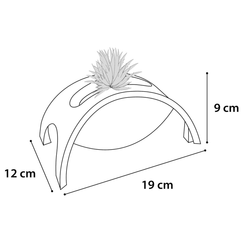 Load image into Gallery viewer, FLAMINGO FLAMINGO Kattenrolspeelgoed Crazy Bridge 19x12x9 cm wit