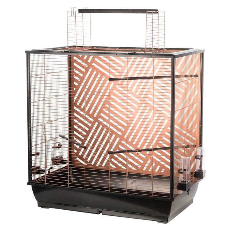 Load image into Gallery viewer, FLAMINGO FLAMINGO Grasparkietenkooi Siri 78x48x81,5-100 cm koperkleurig