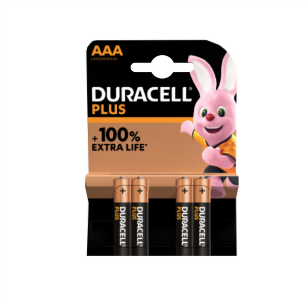 Plus alkaline AAA batterijen per 4 stuks