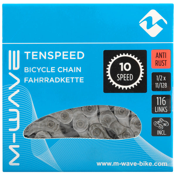 M-wave (kmc) ketting 10-speed 11 128 116 schakels anti roest in box