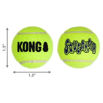 Load image into Gallery viewer, Kong Squeakair tennisbal geel met piep