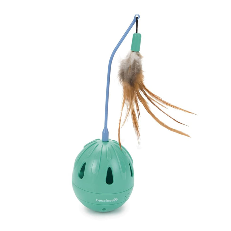 Load image into Gallery viewer, Beeztees Beeztees Kattensnoepjes wiebelaar Turino groen 440634