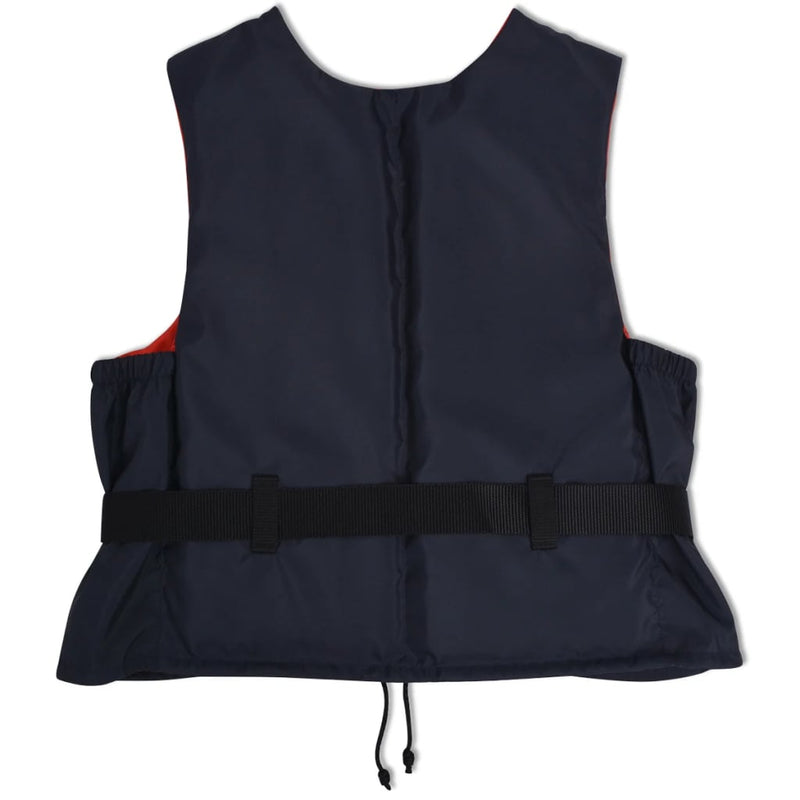 Load image into Gallery viewer, VidaXL Zwemvesten 50 N 70-90 kg marineblauw 4 st