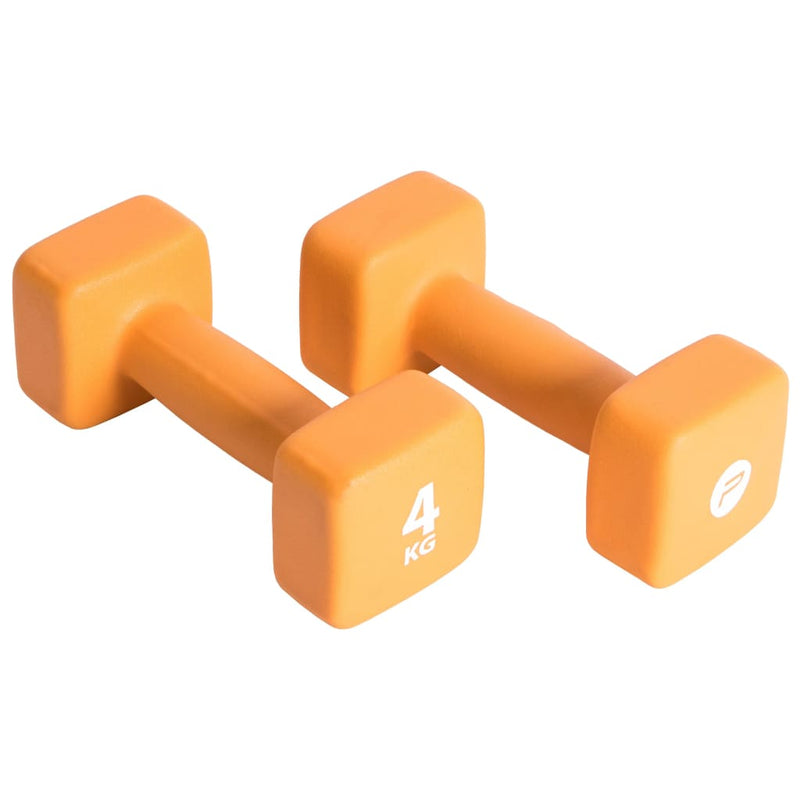 Load image into Gallery viewer, Pure2Improve Pure2Improve Halterset 2x4 kg neopreen oranje