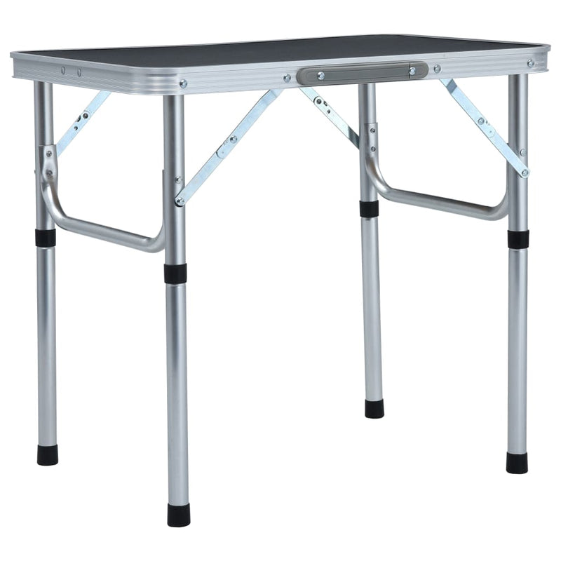 Load image into Gallery viewer, VidaXL Campingtafel inklapbaar 60x45 cm aluminium grijs