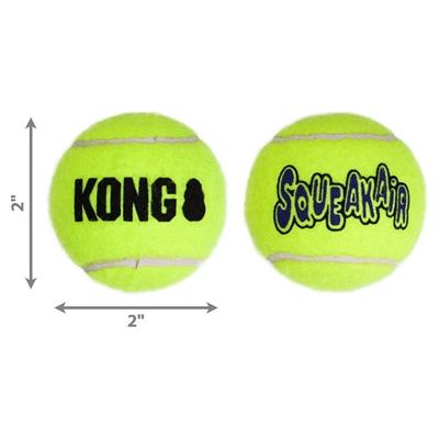 Load image into Gallery viewer, Kong Squeakair tennisbal geel met piep