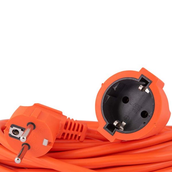 Load image into Gallery viewer, Topgear TOPGEAR Verlengsnoer oranje 2x1.0 10 meter