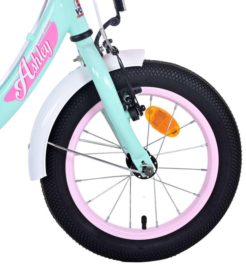 Load image into Gallery viewer, Volare Ashley Kinderfiets Meisjes 14 inch Groen Twee Handremmen