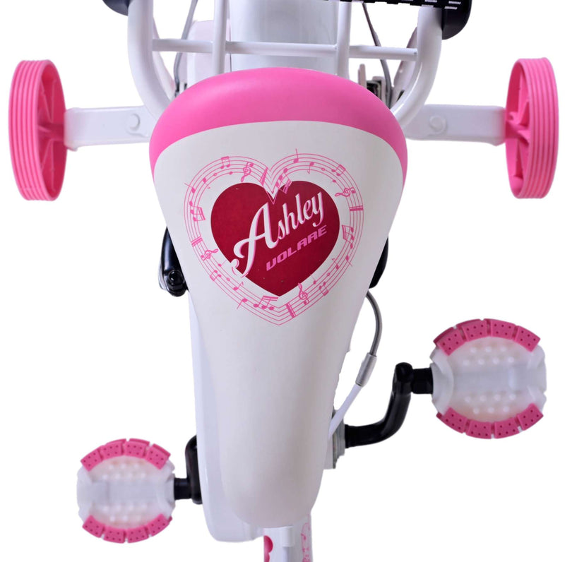 Load image into Gallery viewer, Volare Ashley Kinderfiets Meisjes 14 inch Wit Twee Handremmen