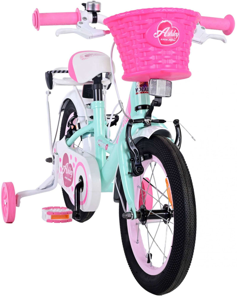 Load image into Gallery viewer, Volare Ashley Kinderfiets Meisjes 14 inch Groen Twee Handremmen